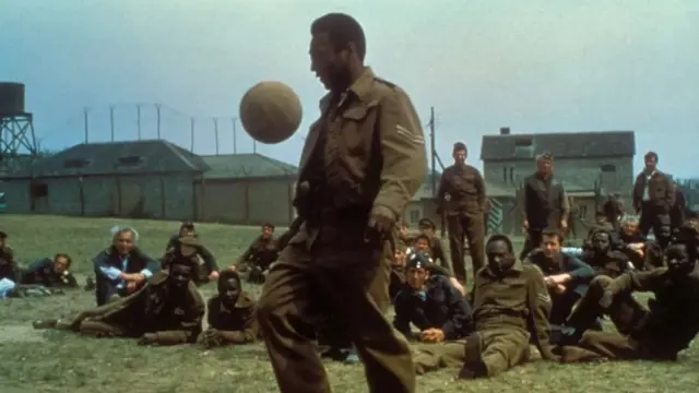 Pelé dans le film "Escape to Victory" (1981).