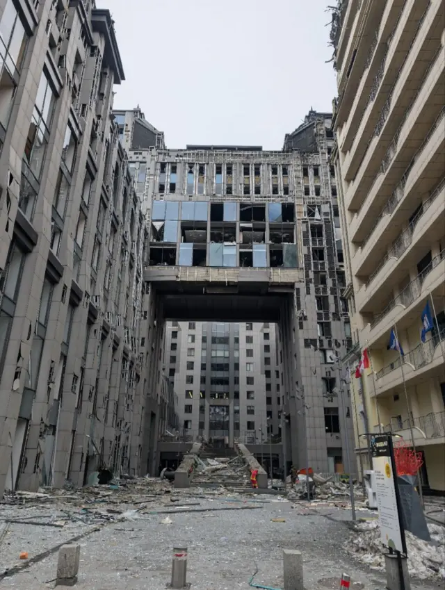 Киев после ракетного удара 20 декабря