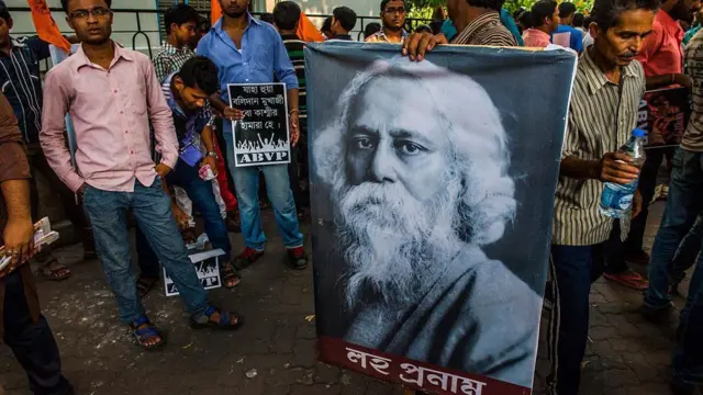 রবীন্দ্রনাথ ঠাকুরের জন্মতিথিতে আরএসএসের ছাত্র সংগঠন এবিভিপির কর্মসূচী -  ফাইল ছবি