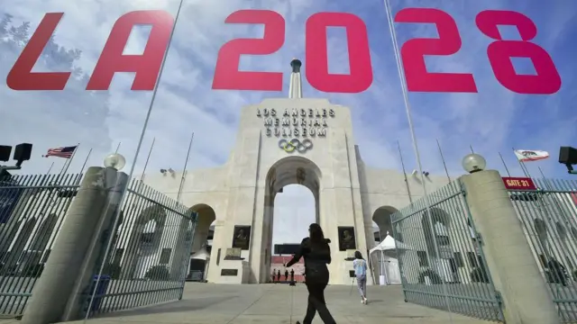 Entrada do Los Angeles Memorial Coliseum