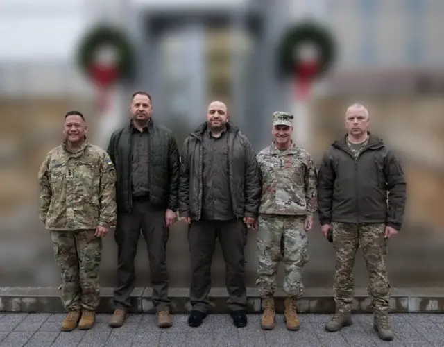 Антоніо Агуто, Андрій Єрмак, Рустем Умєров і Михайло Забродський