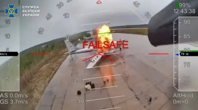 СБУ опубликовало видео операции "Паутина" 