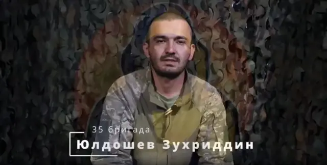 Украина ҳарбийларига асир тушган Зуҳриддин Йўлдошев