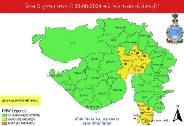 ગુજરાત હવામાન, ચોમાસું