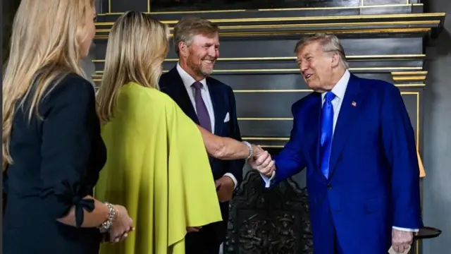Королівське подружжя вітає Трампа в Нідерландах