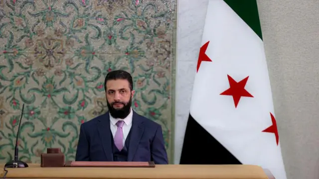 الرئيس السوري المؤقت أحمد الشرع 