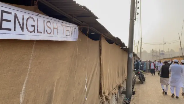 ইজতেমায় ভিন্ন ভাষা ব্যবহারকারীদের জন্য আলাদা তাঁবু রয়েছে