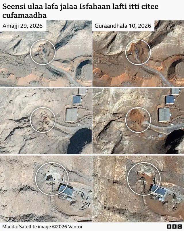 Suuraa saatalaayitii Isfahaan Guraandhala seensa ulaa lafa jalaa