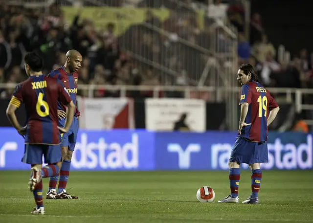 মেসি, ওঁরি, জাভি- বার্সেলোনায় একসাথে খেলেছেন