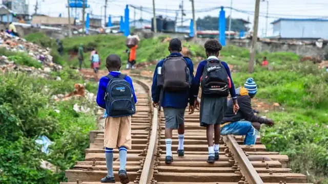 upils in Kenya’s capital, Nairobi, head back to school