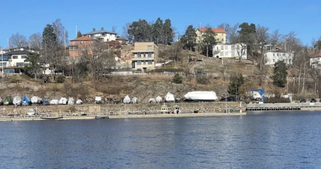 Başkente yakın Lidingö Adası’ndaki lükse evler