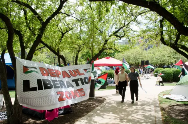 Demo anti perang di Gaza