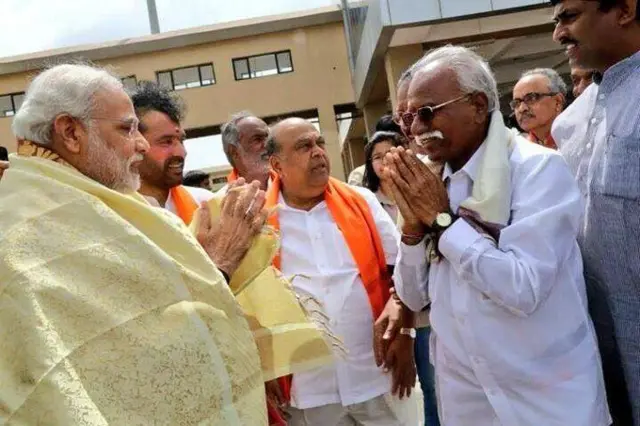 నరేంద్రమోదీతో బాల్ రెడ్డి