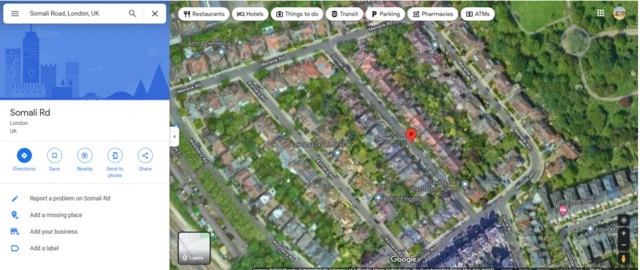 Somali Road, London, UK