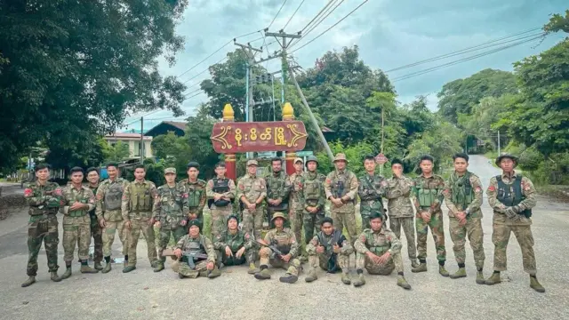 ၂၀၂၄ ခုနှစ်တုန်းက မိုးမိတ်မြို့သိမ်းတိုက်ပွဲပြီးနောက် မန္တ‌လေး PDF  ထုတ်ပြန်ခဲ့တဲ့ပုံ