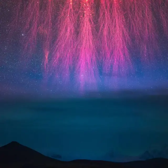 An image of atmospheric luminescence