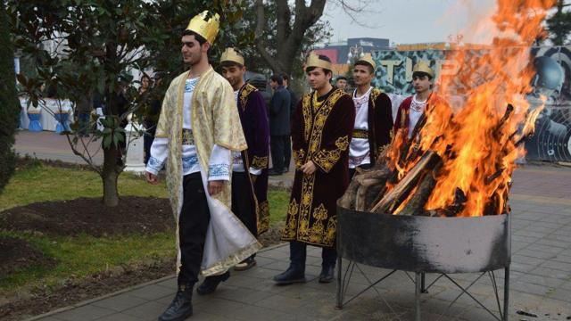 مراسم جشن سده در دوشنبه، تاجیکستان، ۳۰ ژانویه ۲۰۲۴