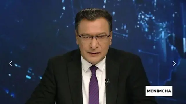 Ўзбекистон 24 теле каналидаги Хайрулла Нуриддиновнинг "Менимча" дастуридан скриншот
