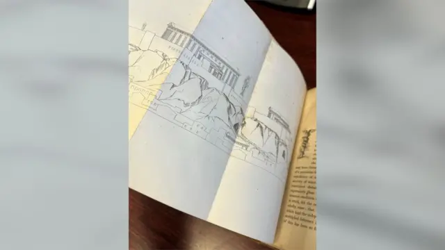 این کتاب که در سال ۱۸۵۸ منتشر شده بود، شامل تصاویرِ طراحی شده از بناها و یادمانهای یونان باستان است