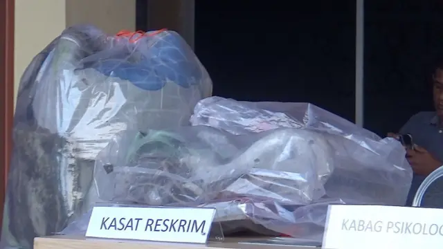 Barang bukti peristiwa kebakaran.