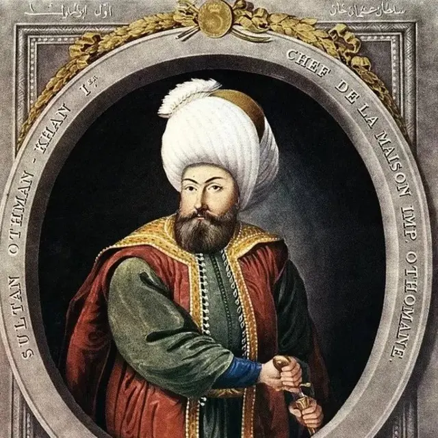 Le chef turc Osman (1258-1324), considéré comme le fondateur de l'Empire ottoman.