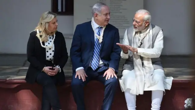 2018 मध्ये इस्रायलचे पंतप्रधान बेंजामिन नेतान्याहू भारत दौऱ्यावर आले होते.