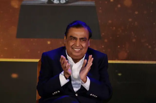 Mukesh Ambani, presidente y director general de Reliance Industries