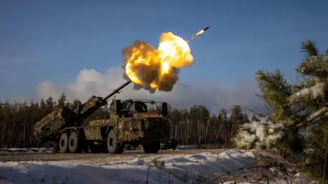 Артилерійська система Archer на Донбасі у 2023 році