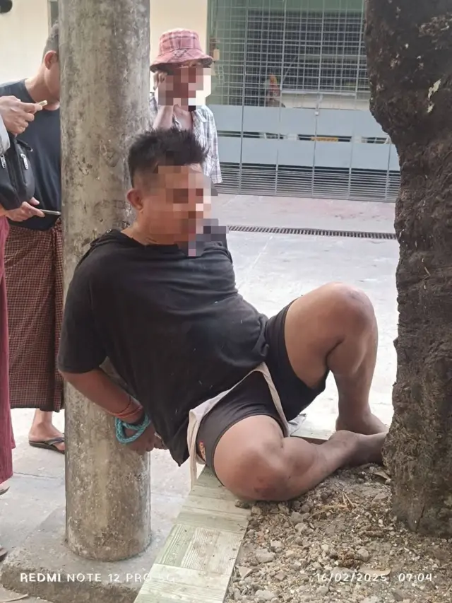 ငွေကြာရံစာသင်တိုက်မှာ ဖုန်းခိုးဖို့ကြိုးစားခဲ့သူ 