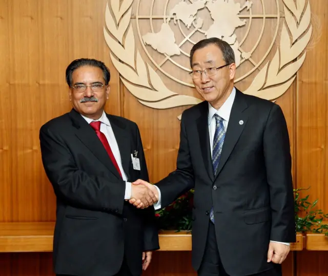 प्रचण्ड र बान कि मुन