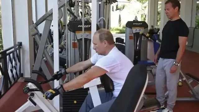 Putin akunda gukora imyitozo ngororamubiri muri gym