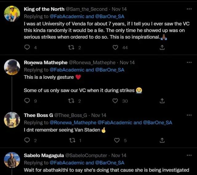 P﻿ipo reaction to UTC Vice Chancellor gesture