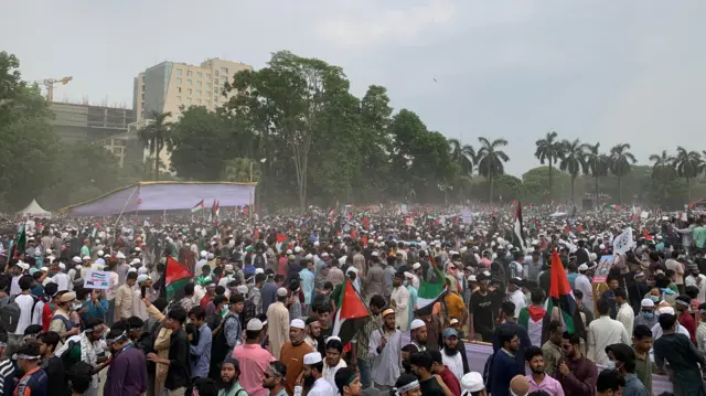 ঢাকায় 'মার্চ ফর গাজা' কর্মসূচি
