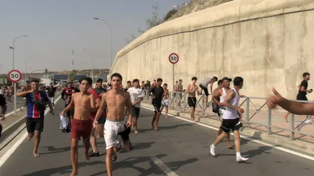 marokanci prešli u španiju, seuta