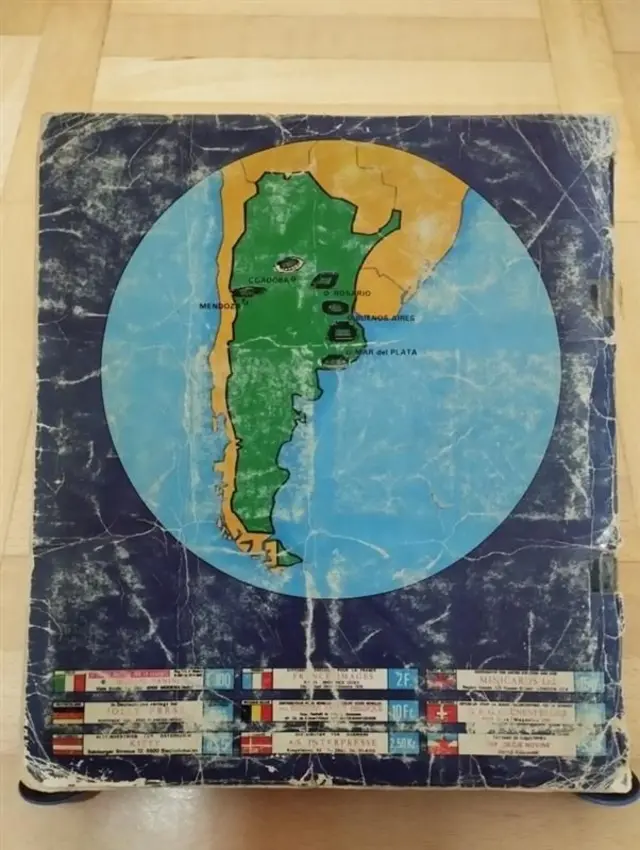 album sa sličicama za svetsko prvenstvo u Argentini 1978.