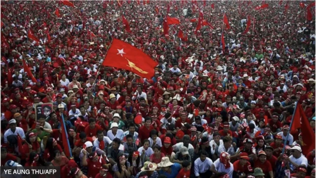 NLD supporters Rally 