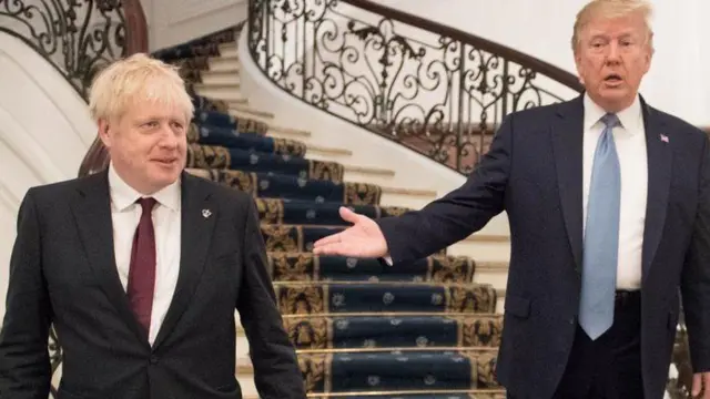 Bw Johnson amelinganishwa na Bw Trump kupitia sehemu kubwa ya kujiinua kwake kupitia siasa za Uingereza