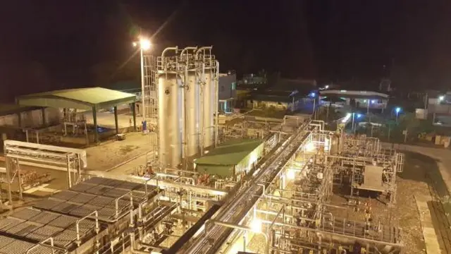 বাংলাদেশের একটি গ্যাসক্ষেত্র।