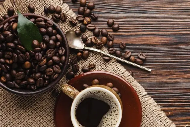 Des grains de café Robusta