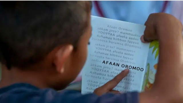 Daa'ima barreeffama dubbisaa jiru