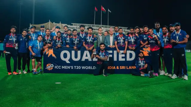 टी२० विश्वकपका लागि छानिएको नेपाली टोली