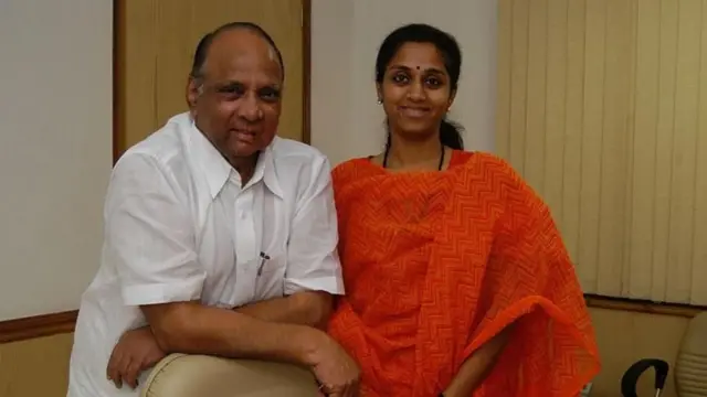 सुप्रिया सुळे शरद पवार