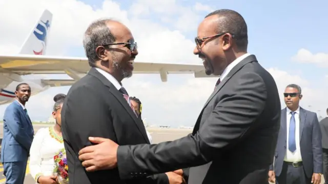 ቅድሚ ኣዋርሕ ፕረዚደንት ሶማልያ ኰይኑ ዝተመረጸ ሓሰን ሸኽ ማሕሙድ