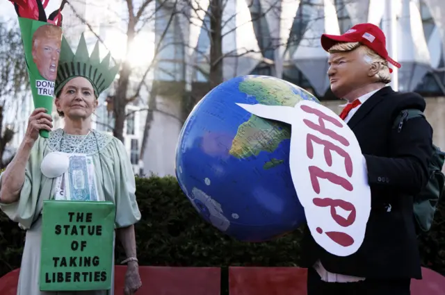 ट्रम्पको जलवायु नीतिको विरोध