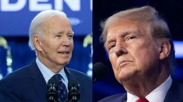 Biden and trump go face diasef for debate
