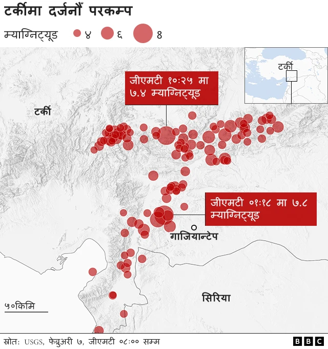 टर्की भूकम्प 
