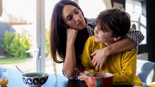 Une maman et son fils