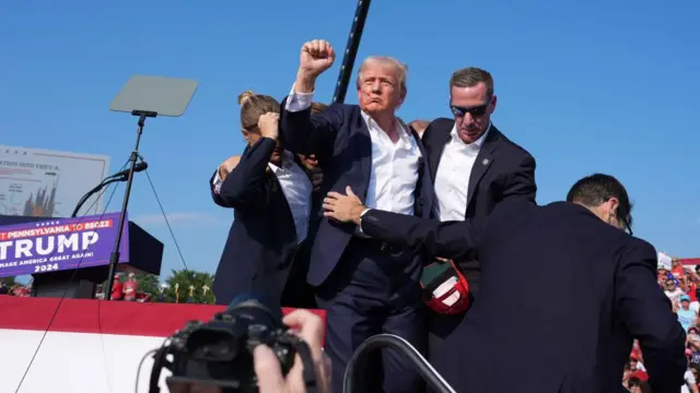 अमेरिका के पूर्व राष्ट्रपति और रिपब्लिकन पार्टी के उम्मीदवार डोनाल्ड ट्रंप