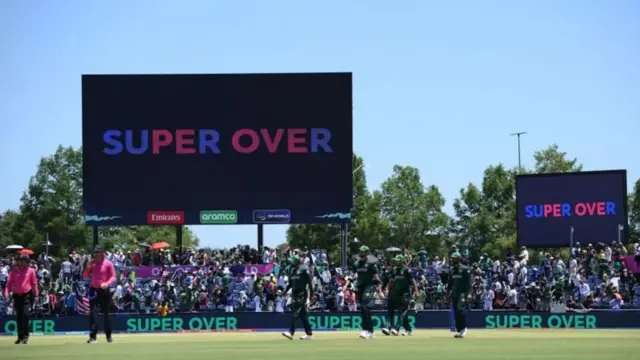 યુએસએ અને પાકિસ્તાન વચ્ચેની ટક્કર, ટી20 વર્લ્ડકપ, દીલધડક અને  રસપ્રદ ક્રિકેટ ટક્કર, બીબીસી ગુજરાતી, 