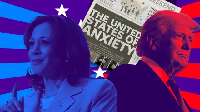 Hình Kamala Harris và Donald Trump